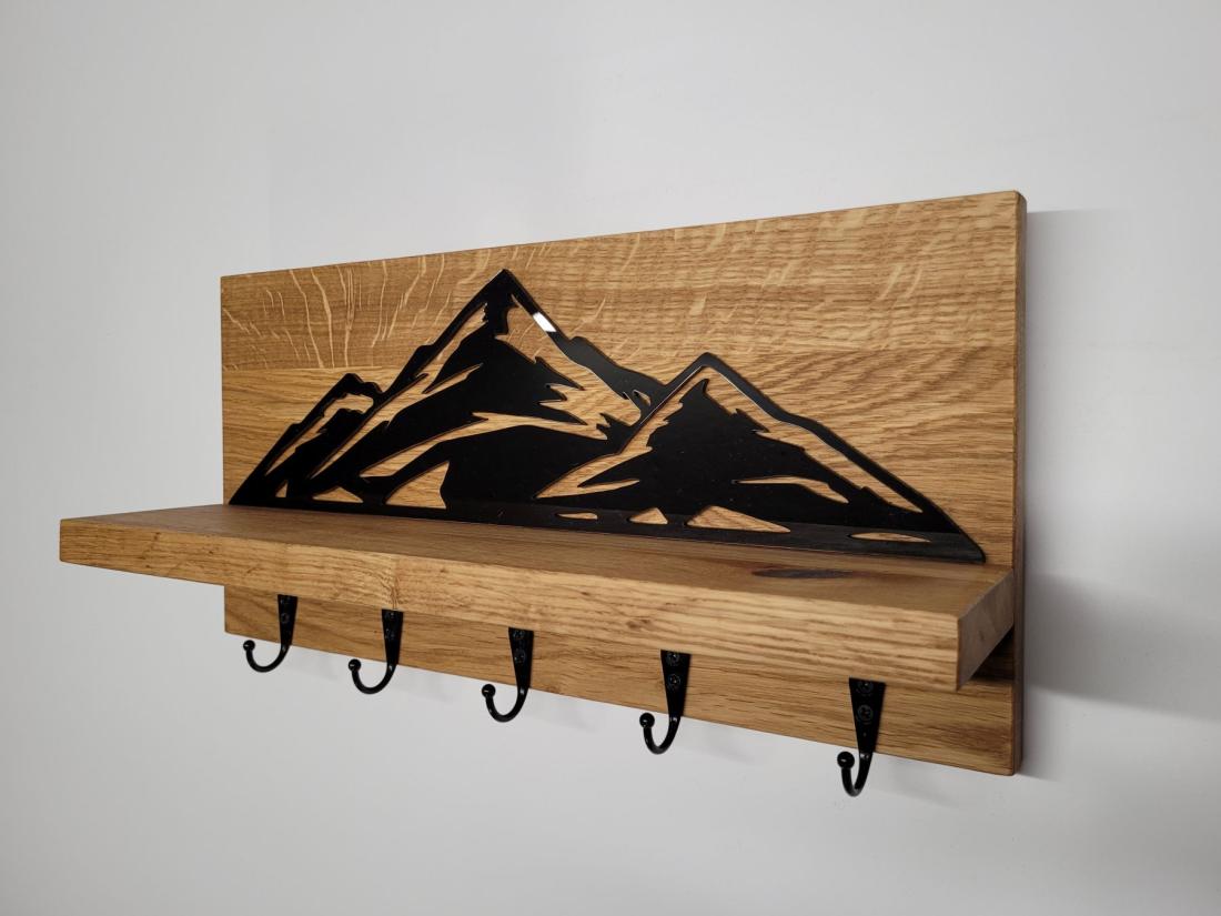 Porte Clé mural en bois