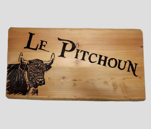 Panneau pour le chalet et le mayen