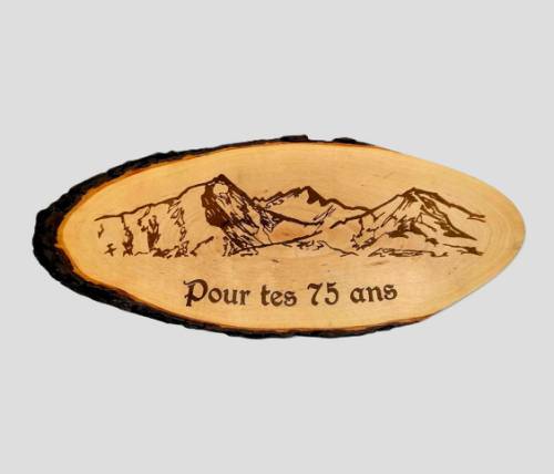 Cadeau d'anniversaire original, planchette rustique, planche anniversaire, cadeau jubilé