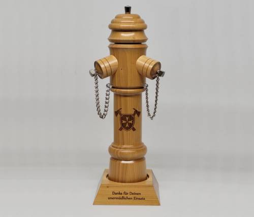 Poivrier personnalisé – Cadeau original pour départ à la retraite d’un pompier