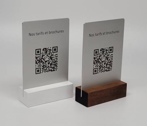 Supports de table haut de gamme – Formats A6, A5 et A4